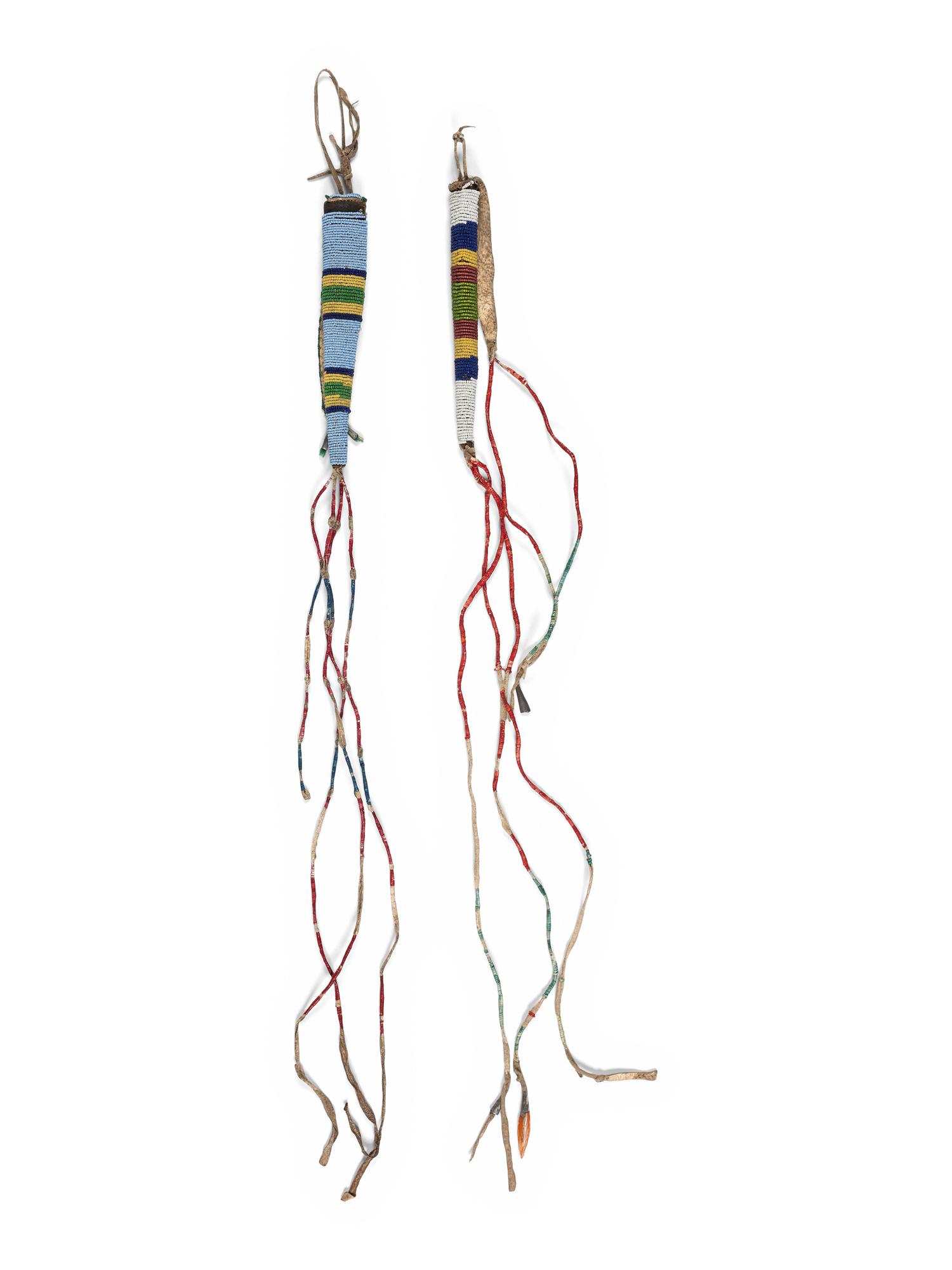 Plains Beaded Awl Cases