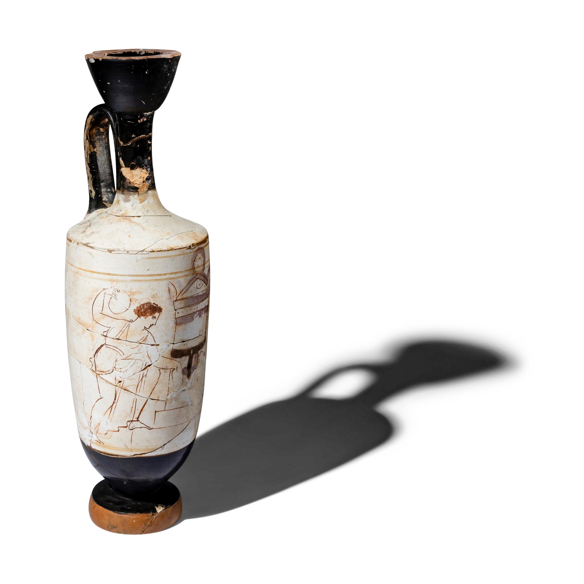An Attic White-Ground Lekythos
