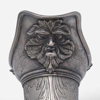 A silver water pitcher and two silver open salt cellars Taylor & Lawrie (active 1837-1862), retailed by Bailey & Kitchen (active 1833-1846), Philadelphia, circa 1840