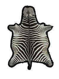 A Zebra Stallion Skin Rug