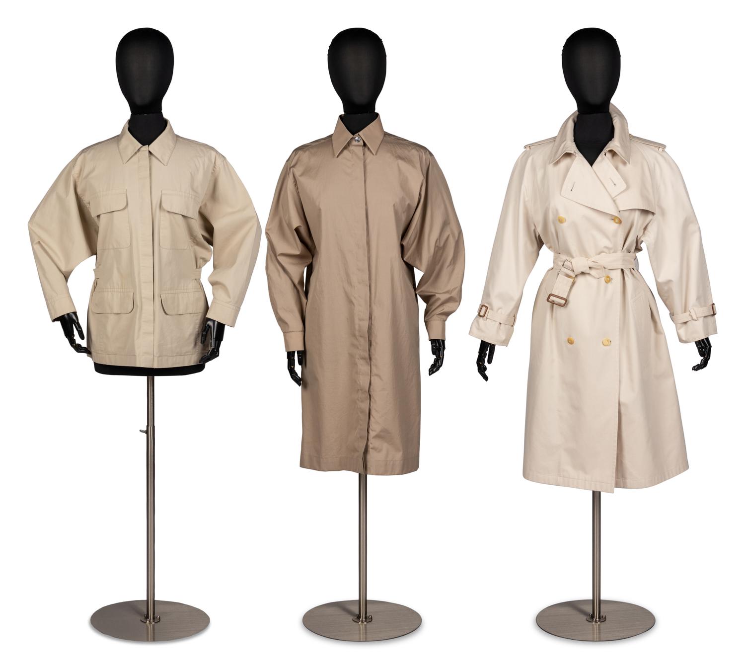 Hermès Jacket, Shirtdress, and Car Coat