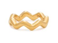 TIFFANY & CO., PALOMA PICASSO, YELLOW GOLD 'ZIG ZAG' RING