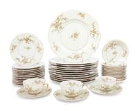 A Theodore Haviland Rosalinde Porcelain Dinner Service