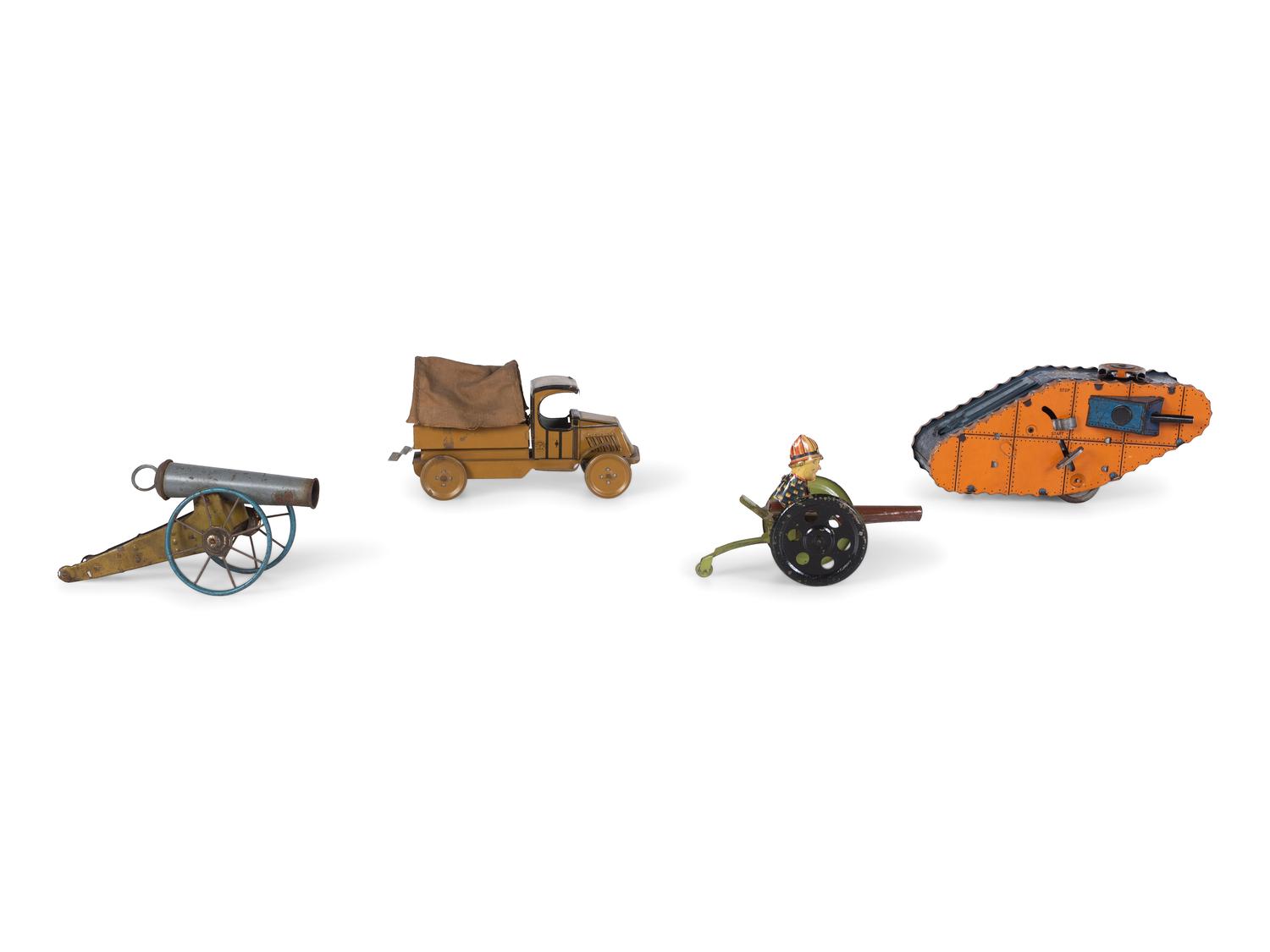 Four Military Toys