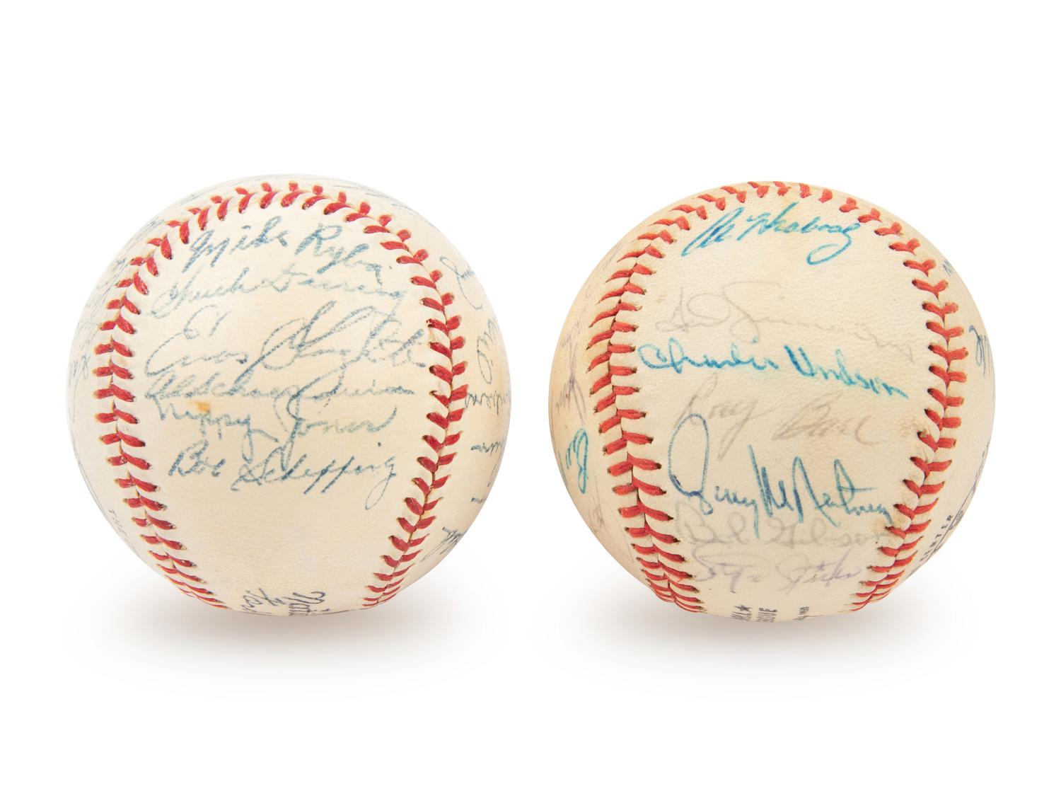 A Collection of St. Louis Cardinals Team Signed Autograph Baseballs (Beckett Authenticaiton Services)