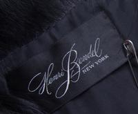 A Black Reptile Skin Coat,