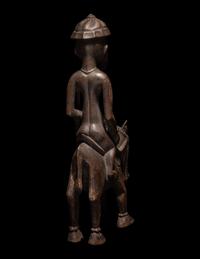 A Senufo Wood Equestrian Figure
