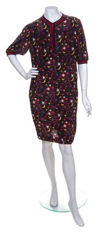 An Ungaro Multicolor Silk Printed Dress, Size 42.