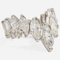 A Platinum and Diamond Eternity Band
