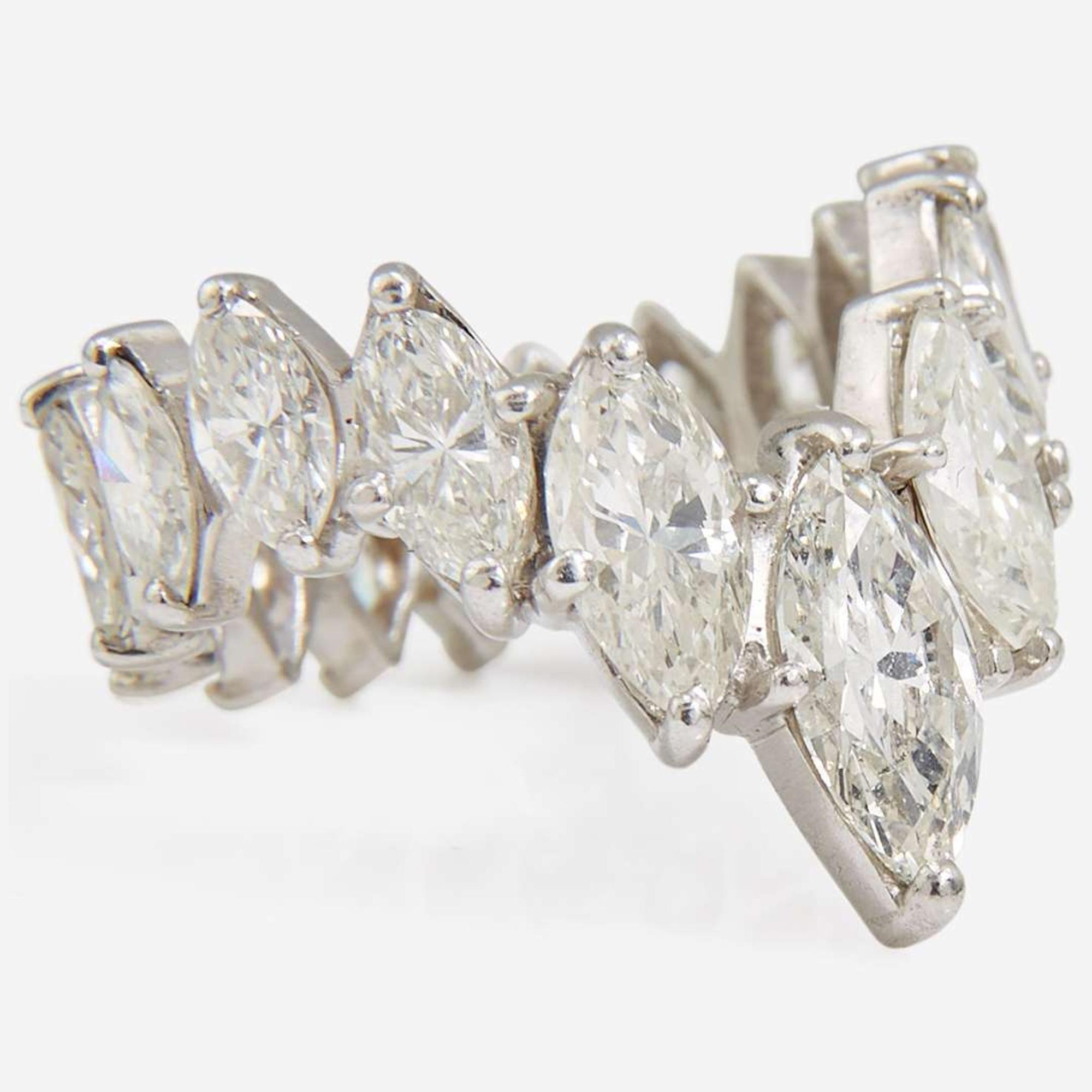 A Platinum and Diamond Eternity Band