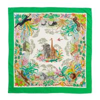 Seven Designer Scarves: Two Gucci, One Jean Paul Gaultier, Two Must de Cartier, One Hermès, One Christian Dior