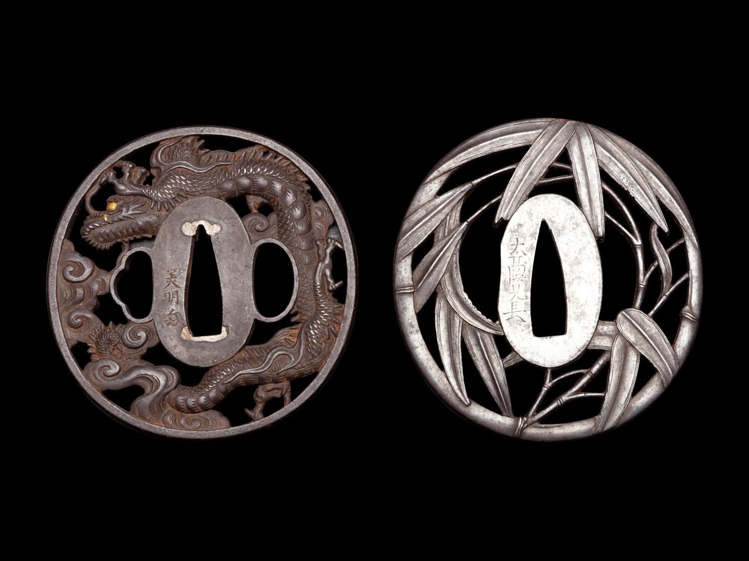 Two Iron Tsuba