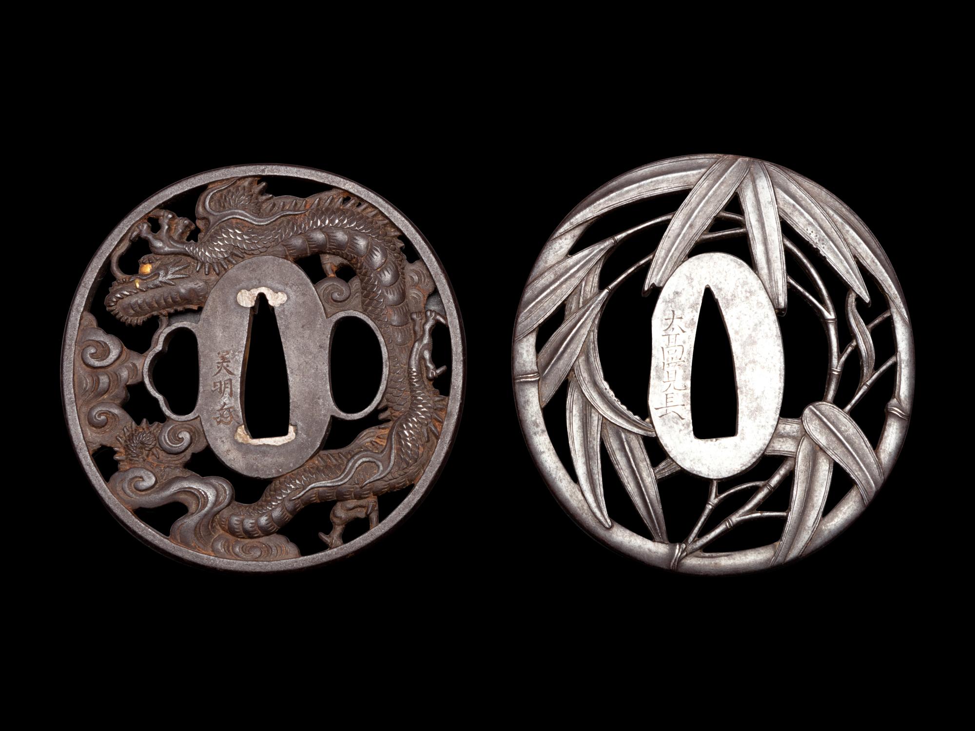 Two Iron Tsuba