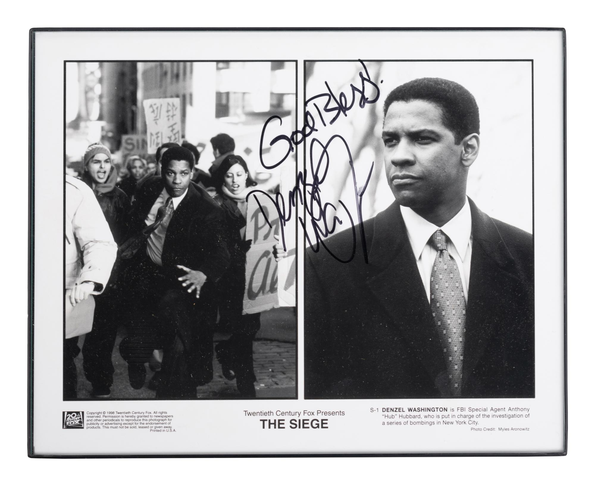 (Celebrity) A group of 16 autographed celebrity photos, comprising: