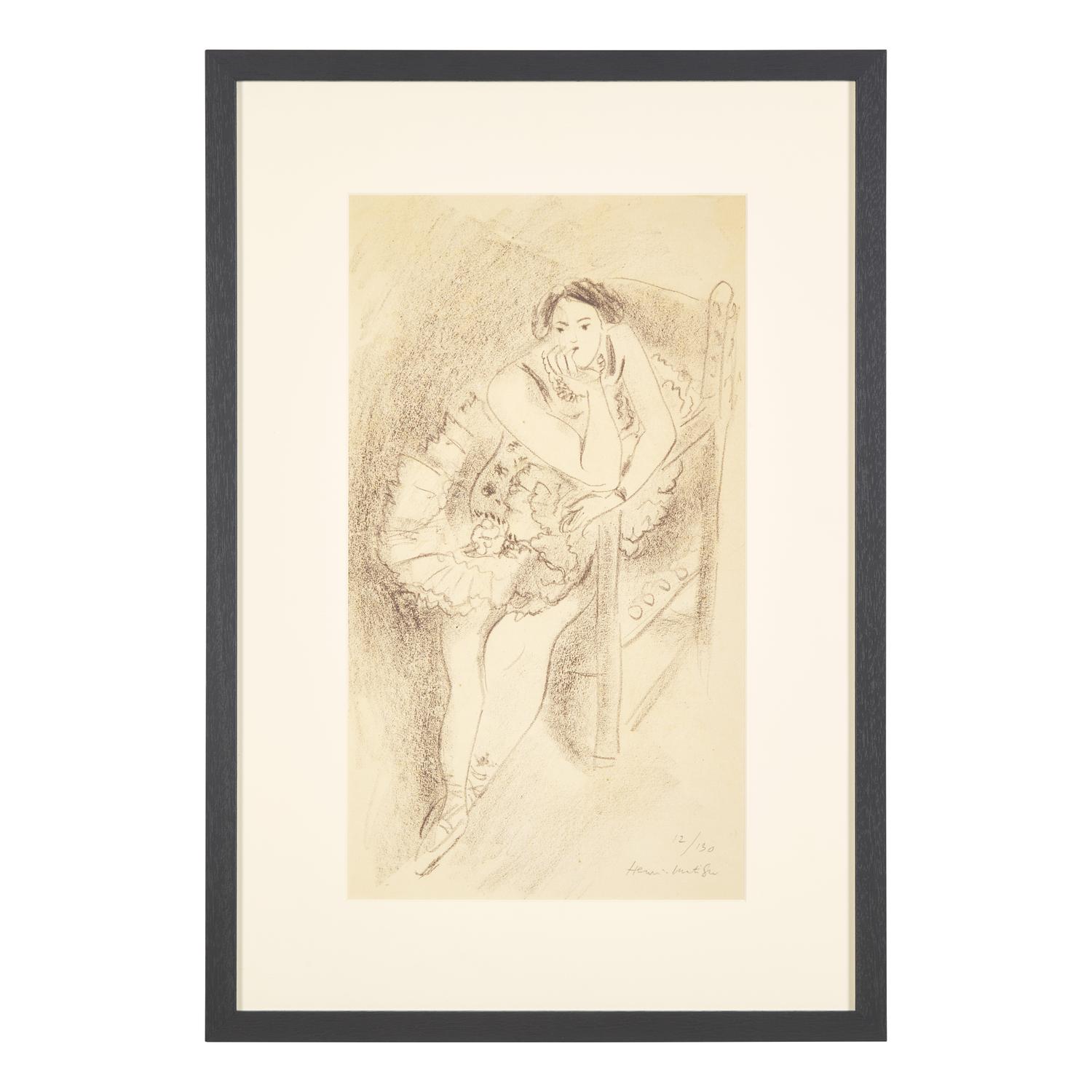 Henri Matisse (French, 1869-1954) — Danseuse au fauteuil en bois (from Dix Danseuses ), 1925-26