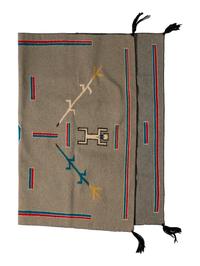 Navajo Sandpainting Weaving, Water Chant