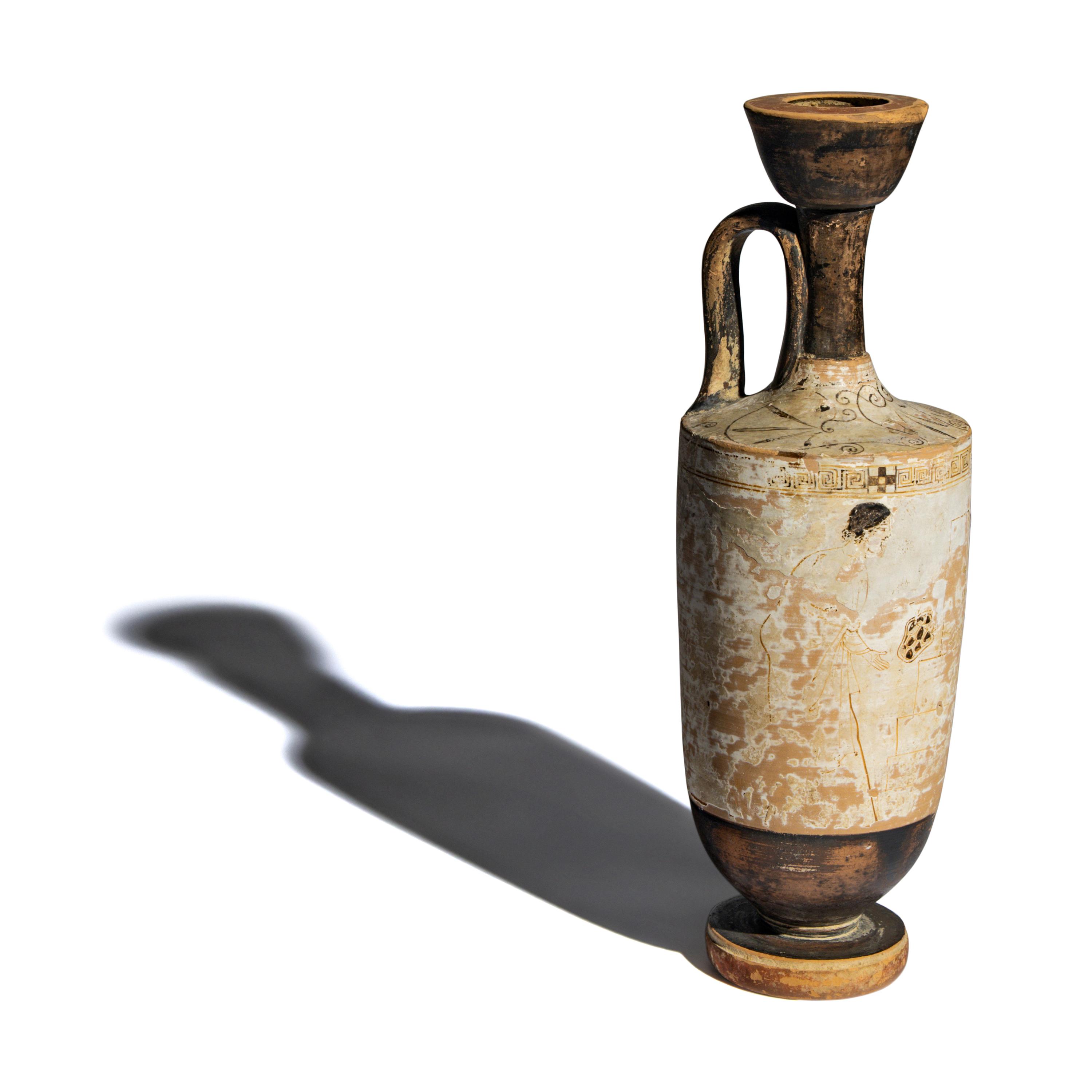 An Attic White-Ground Lekythos