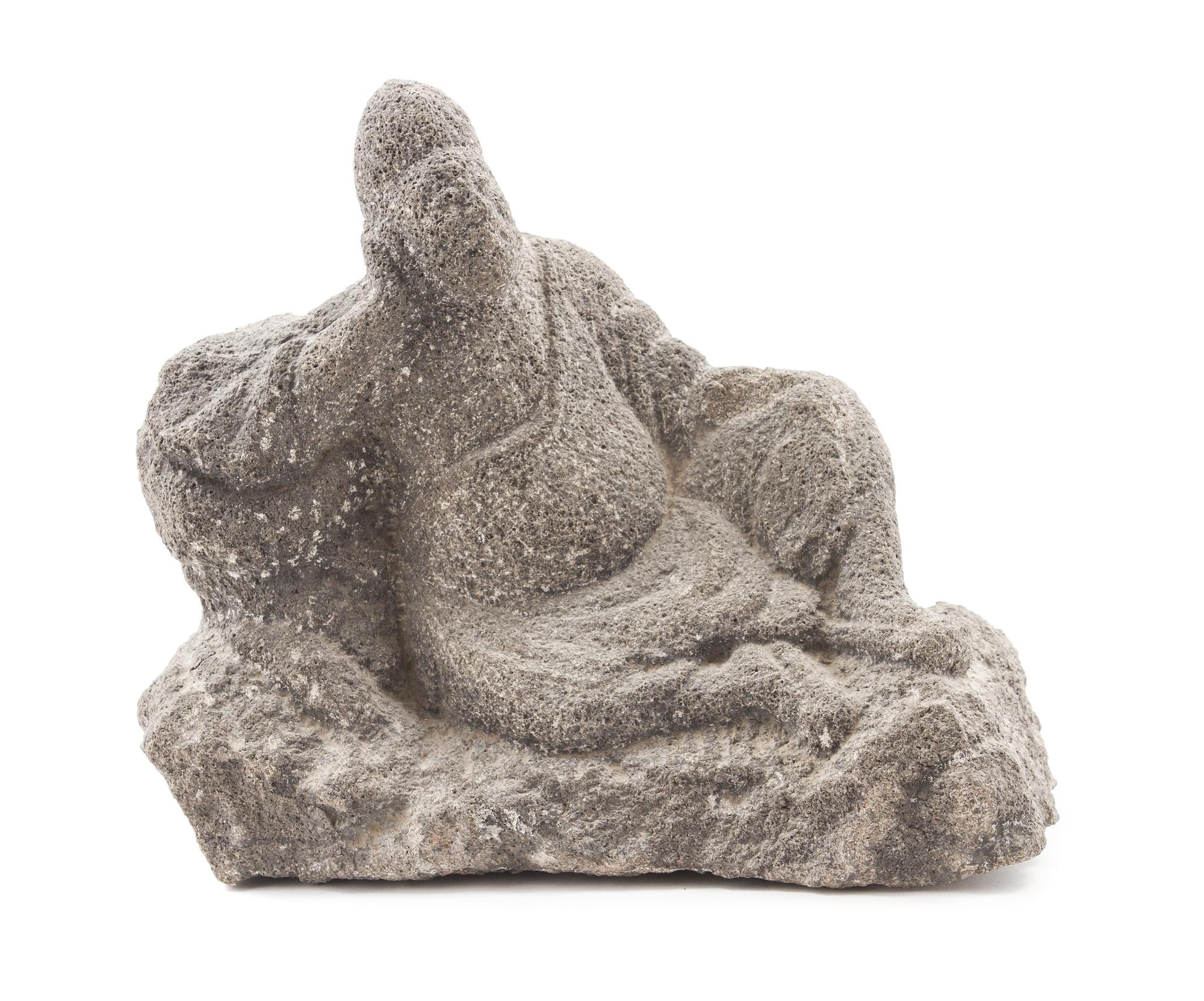 A Hardstone Carving Height 8 x width 9 inches.