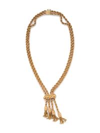 Gold Tassel Necklace