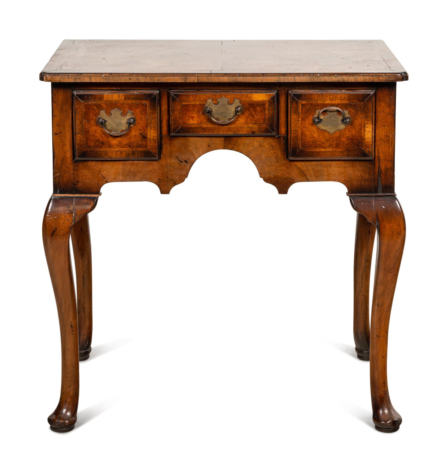 A George II Style Walnut Dressing Table