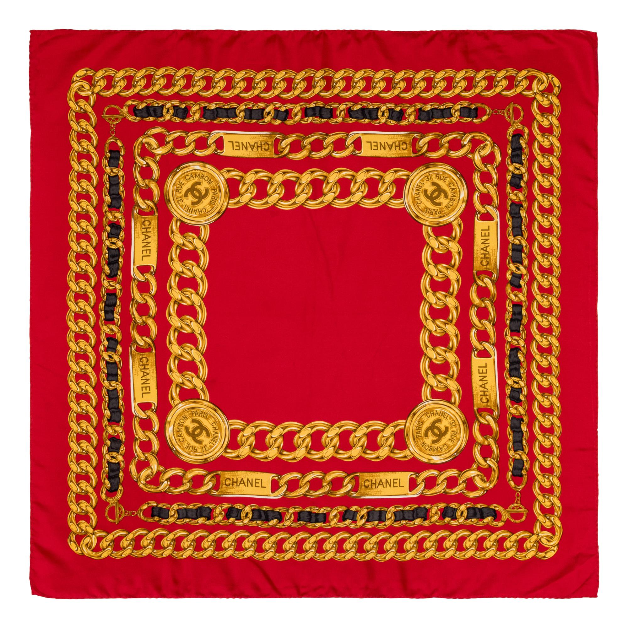 Chanel, Five Silk Scarves