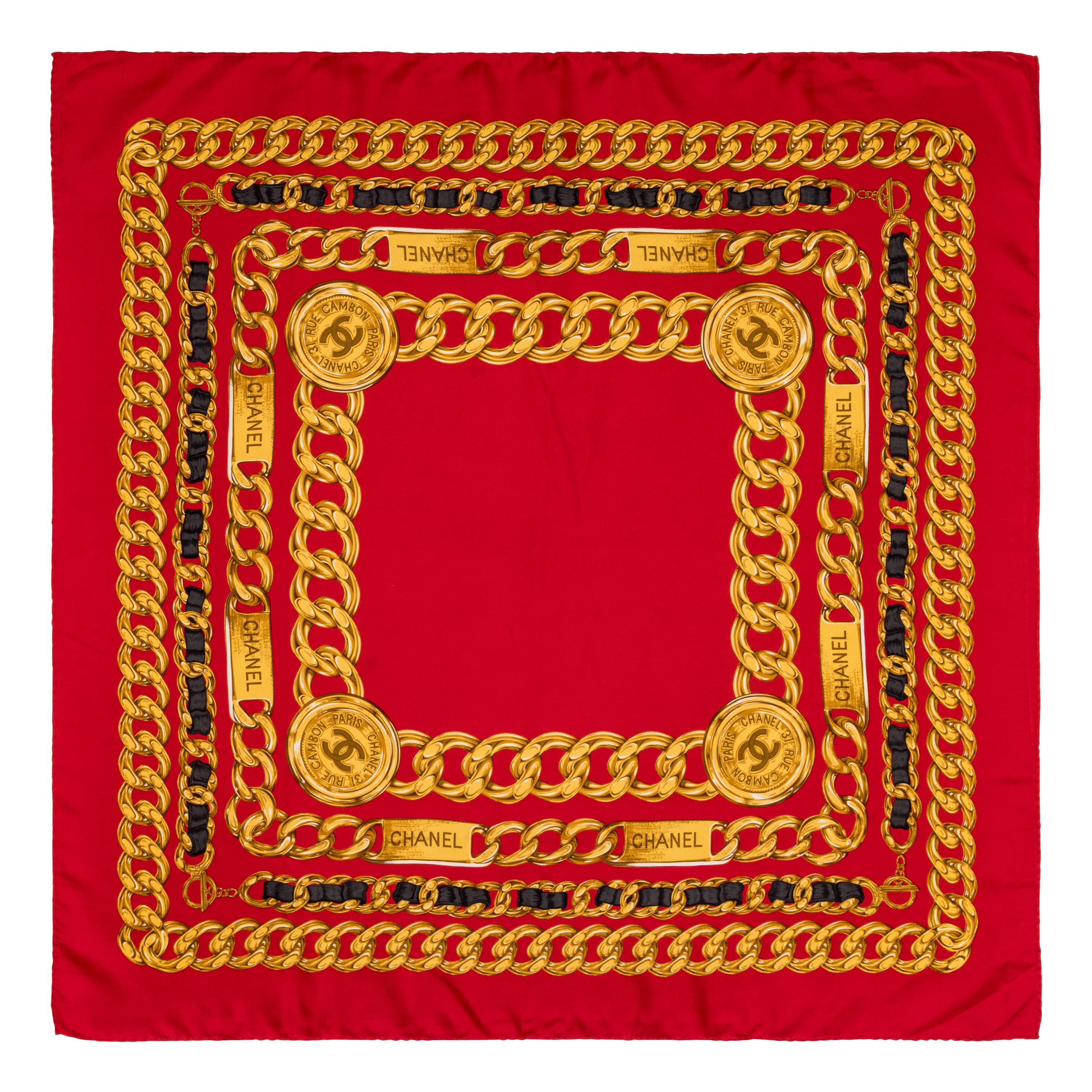 Chanel, Five Silk Scarves