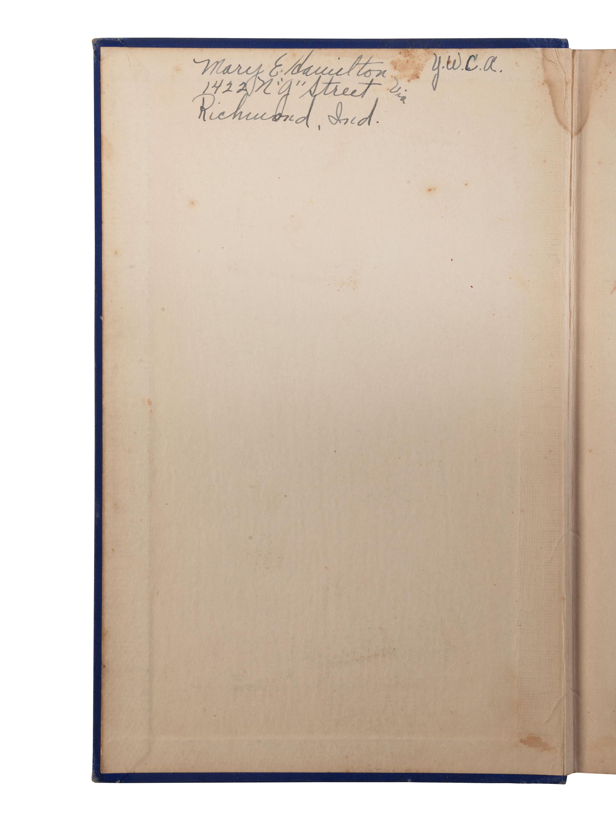 [BUSINESS -- WALKER, Madam C.J. (born Sarah Breedlove, 1867-1919)]. The Madam C.J. Walker Beauty Manual: A Thorough Treatise Covering All Branches of Beauty Culture. FIRST EDITION. Indianapolis: The Madam C.J. Walker Manufacturing Co. Inc., ca 1928.