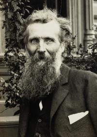 [Attributed to]: Merriam, Clinton Hart (1855-1942). Photograph of John Muir. Martinez, California, 1901.
