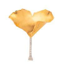 Tiffany & Co., Angela Cummings, Diamond 'Gingko' Leaf Brooch