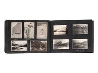 [NATIVE AMERICANS] -- [WESTERN AMERICANA & CANADA]. Album containing photographs of Native American subjects and scenic views of the Western United States and Canada. Ca 1910s.