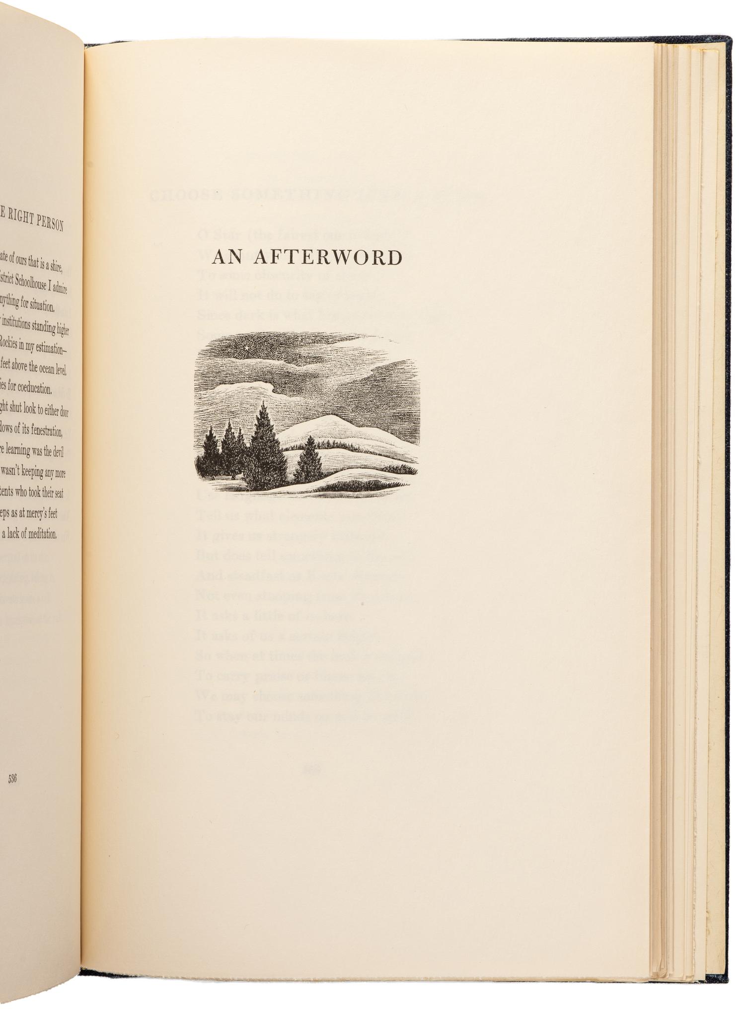 [LIMITED EDITIONS CLUB]. FROST, Robert (1874-1963). The Complete Poems of Robert Frost. New York: The Limited Editions Club, 1950.