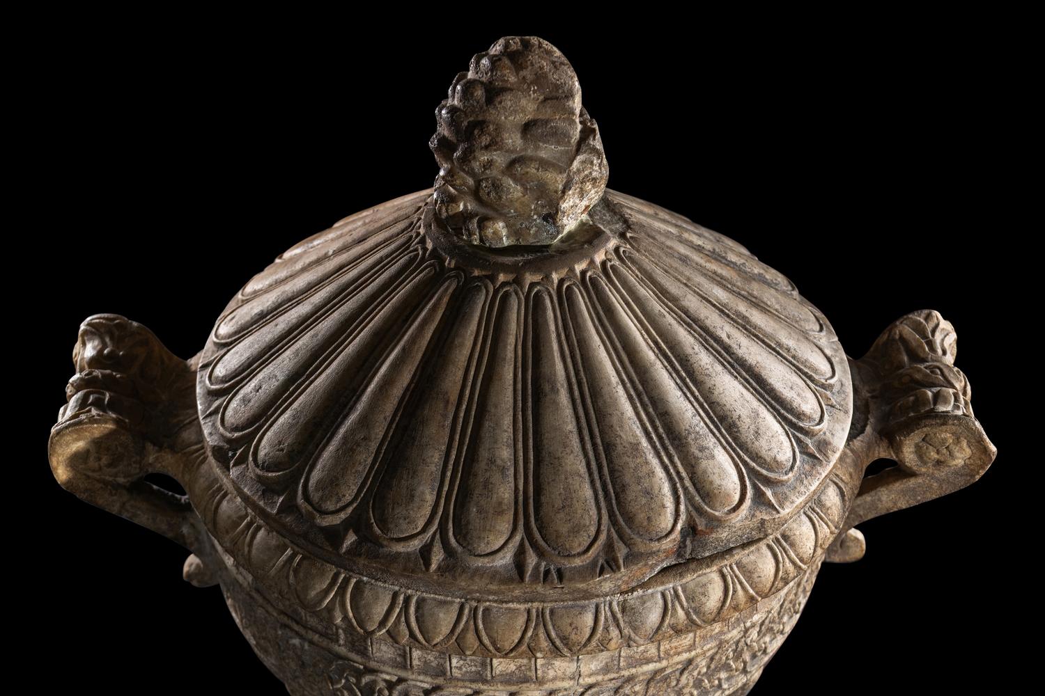 A Roman Marble Cinerary Urn