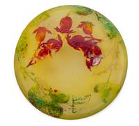 Daum, France, Early 20th Century, Cameo Glass Lid