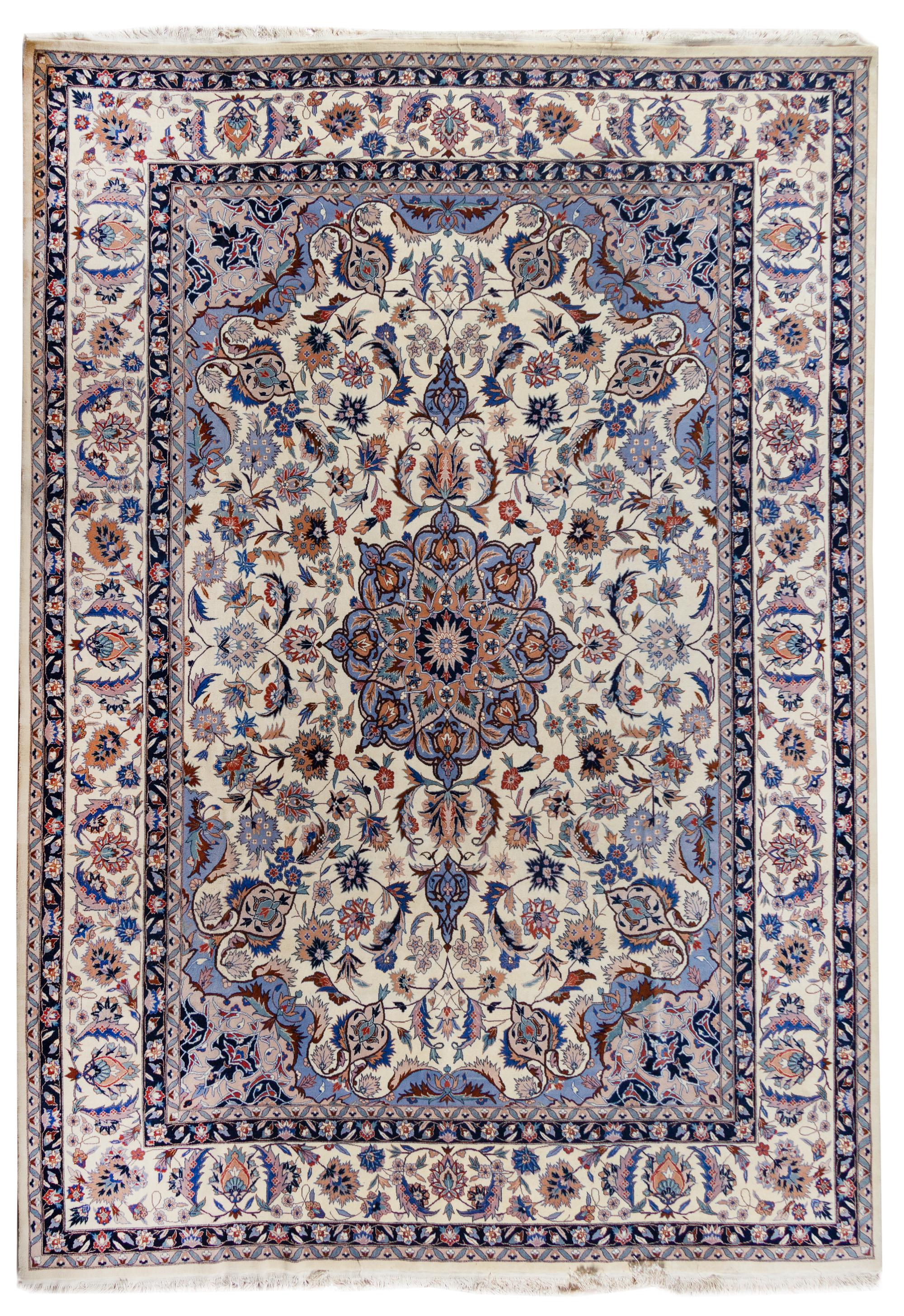 A Nain Wool Rug 11 feet 6 inches x 8 feet 8 inches. — 20TH CENTURY