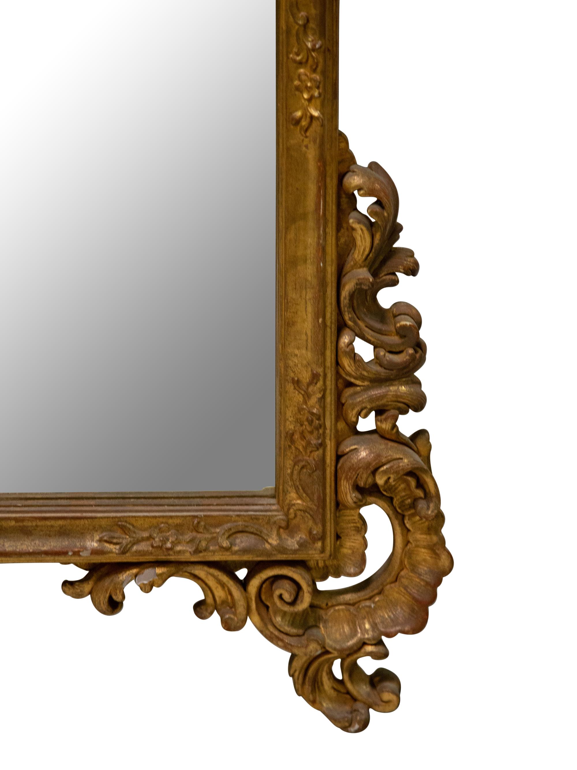 A Louis XV Style Giltwood Mirror