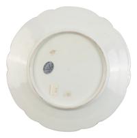[LINCOLN WHITE HOUSE]. A French Limoges porcelain dinner plate from the solferino china service used during the first Lincoln administration. Limoges, France: Haviland & Co., 1861.