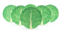 A Set of Six Dodie Thayer Lettuceware Dinner Plates Diameter 10 inches. — 20TH CENTURY