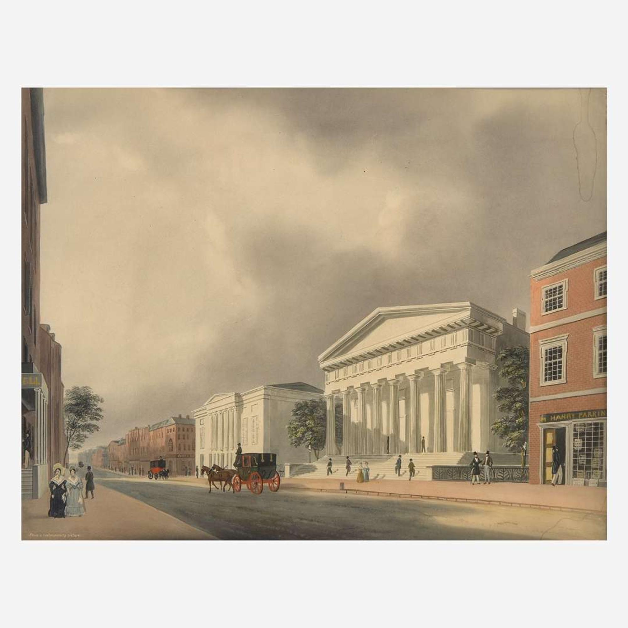 American School 19th century Chestnut Street East of Fifth, late 19th century