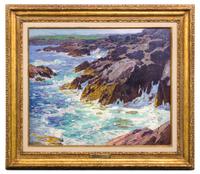 Edward Henry Potthast, (American, 1857-1927), A Jagged Coast, c. 1910-20