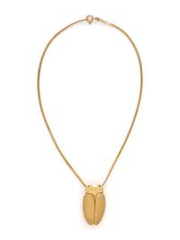 YELLOW GOLD SCARAB PENDANT/NECKLACE