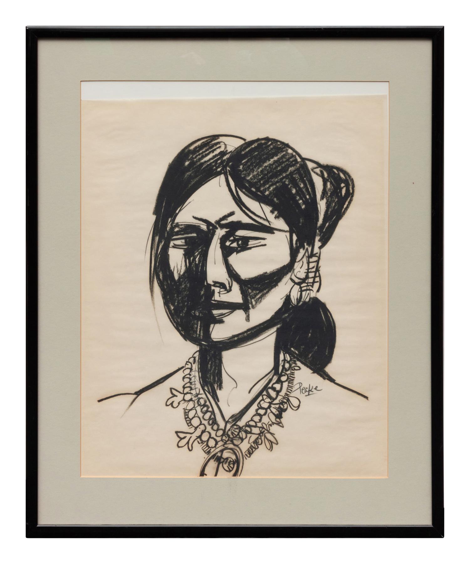 Portrait of a Native American Woman