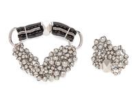 Christian Dior, Metal Bauble Necklace & Bracelet