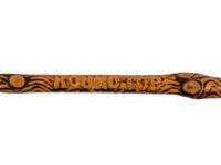 [CIVIL WAR]. Battle of Gettysburg " Round Top" burnished cane.