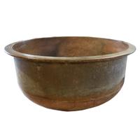 A Fromage Copper Vessel 64" W x 64" D x 30" H — France, 19th/20th Century