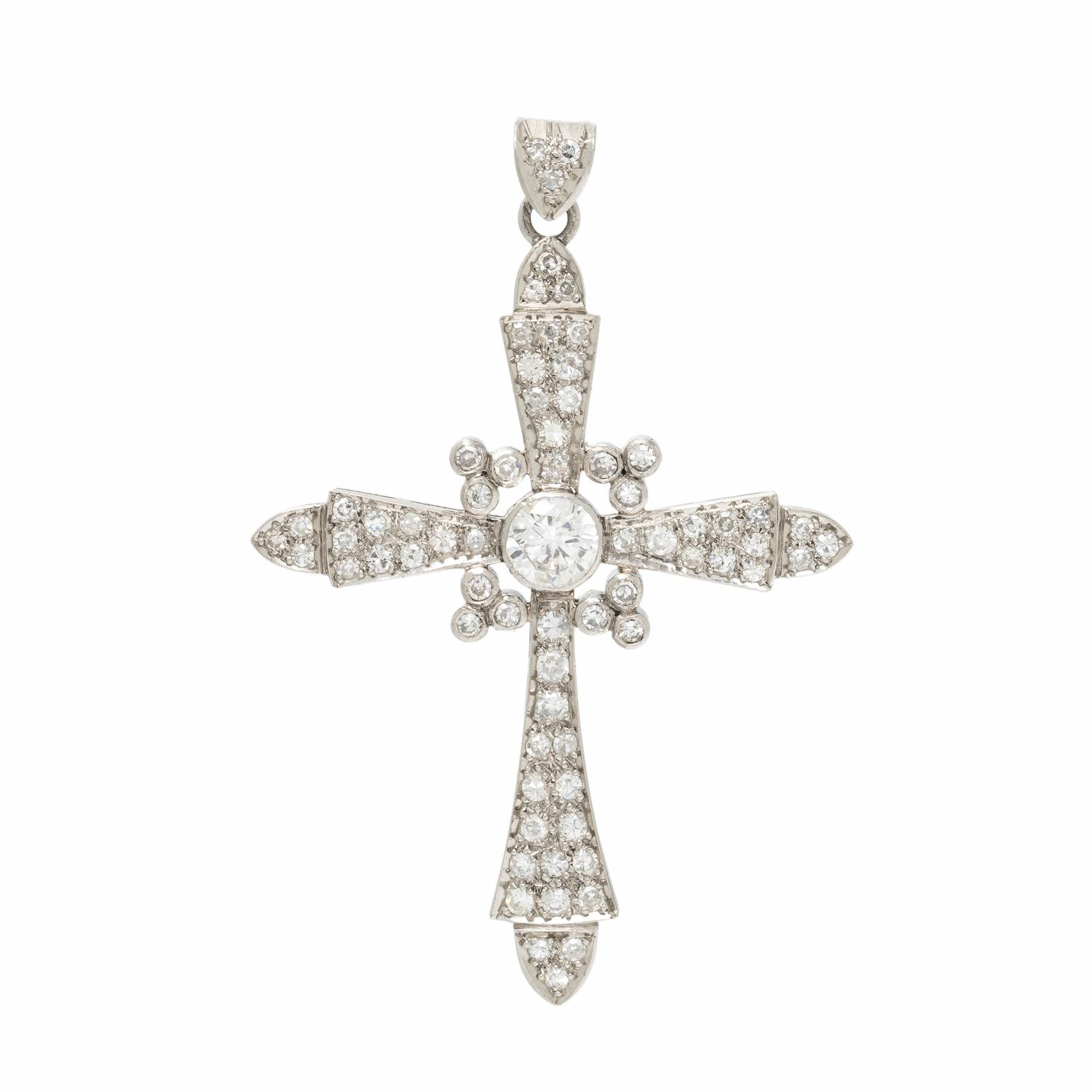 DIAMOND CROSS PENDANT