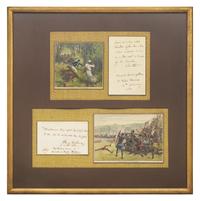 [Travel & Exploration] Stanley, Henry M., and David Livingstone. Group of Two Autograph Quotations, signed