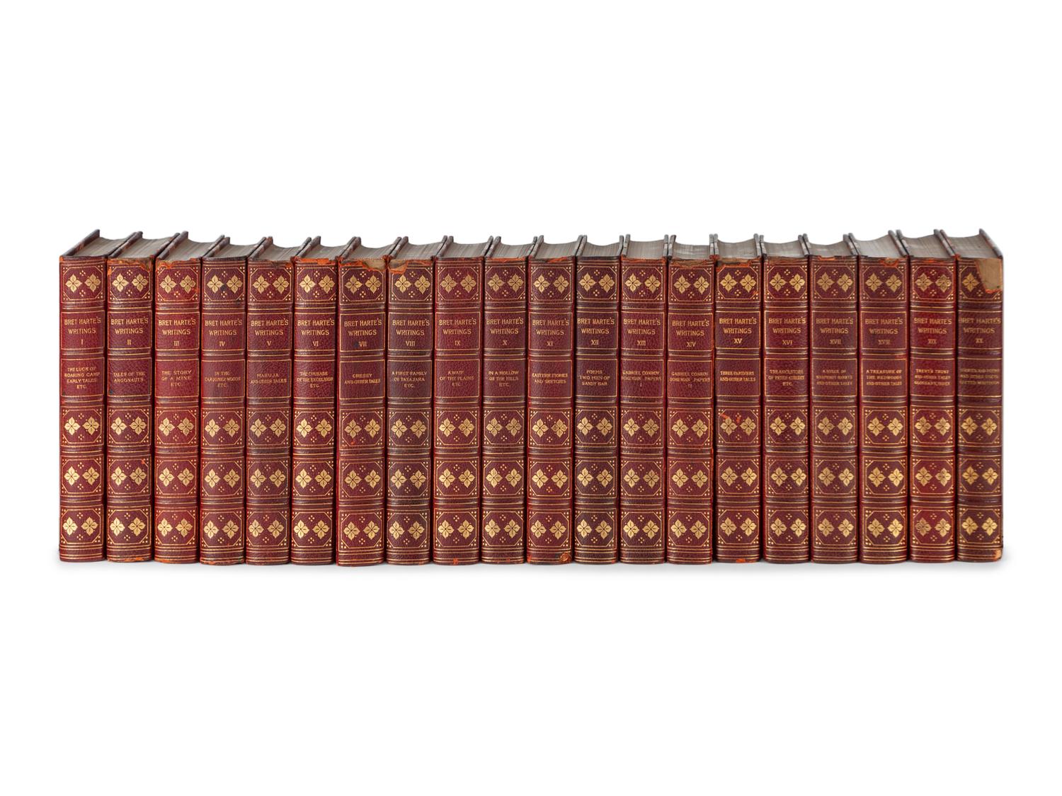 A Collection of Leather Bound Books