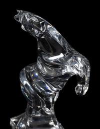 A Daum Glass Horse