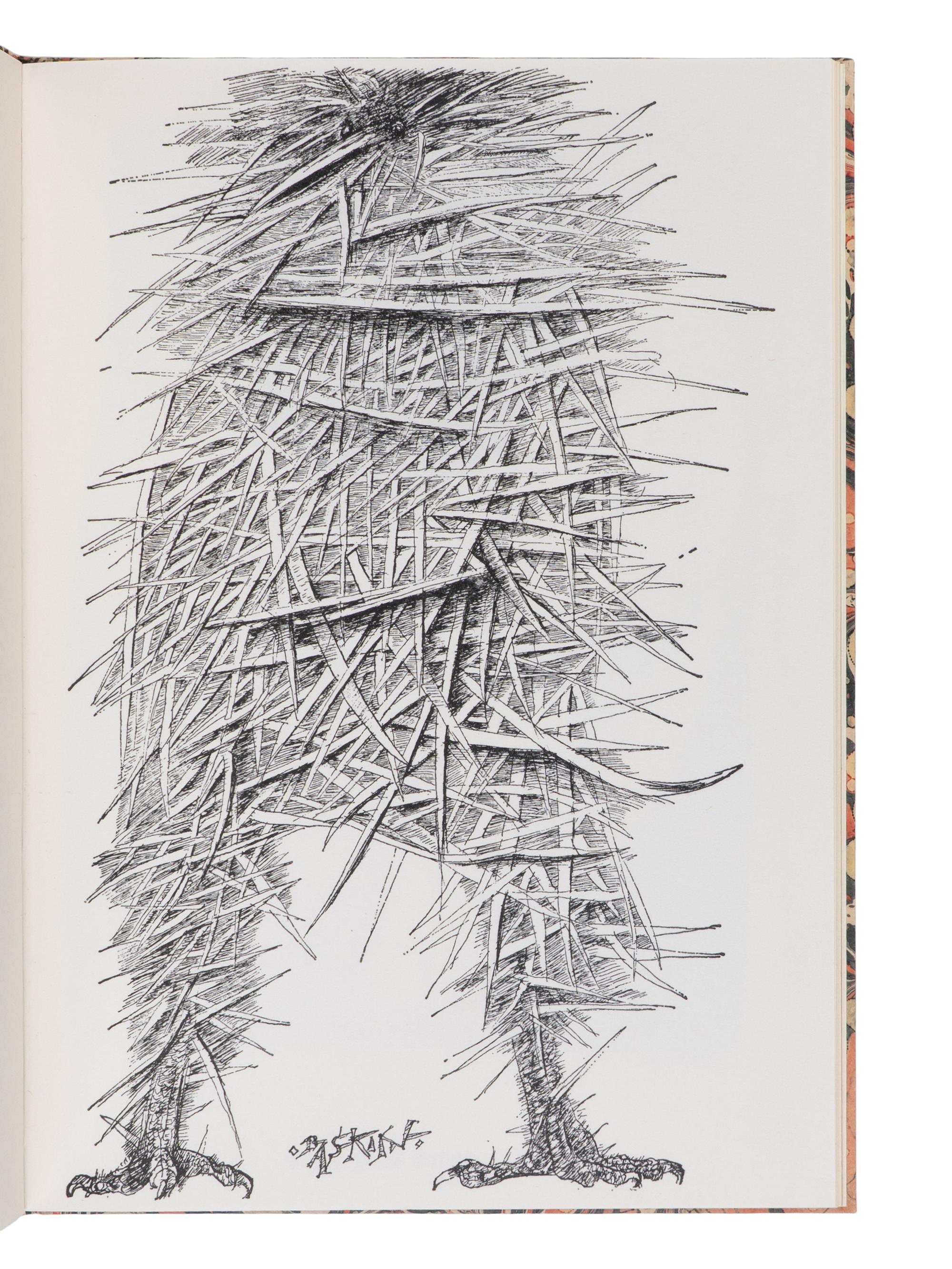 [FINE PRESS - GEHENNA PRESS]. BASKIN, Leonard (1922-2000). Demons, Imps, & Fiends . Northampton, MA: Gehenna Press, 1976.