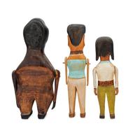 A Group of Three Articulated Figures, 1976-77